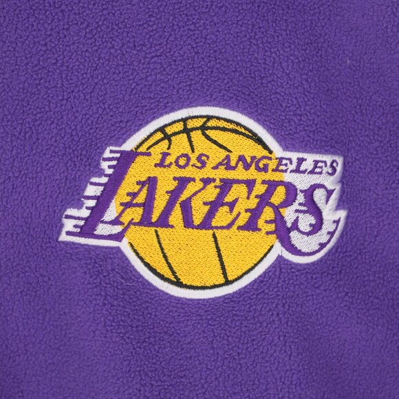 ULTRA GAME NBA LA LAKERS Men's Soft Fleece Zip-Up Vest Jacket Size XL - Picture 3 of 6